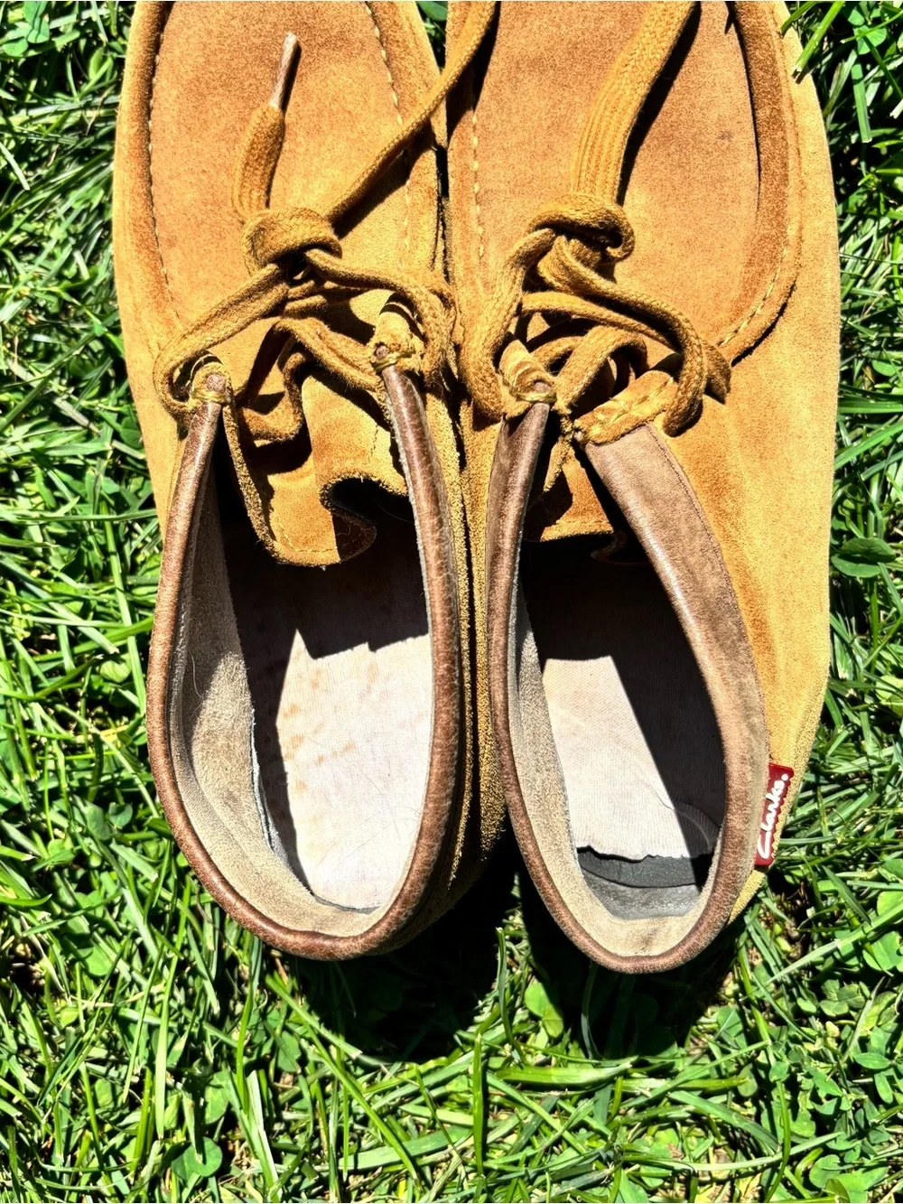 Clark’s Men's Suede Lace-Up Casual Shoes - Tan